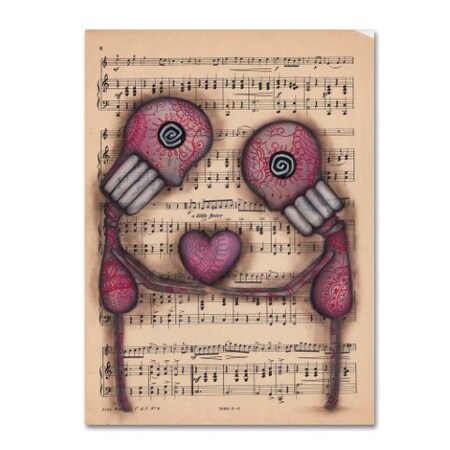 Trademark Fine Art Abril Andrade 'Nuestro Amor Eterno' Canvas Art, 14x19 ALI2050-C1419GG